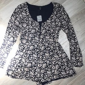 UO Luca floral romper